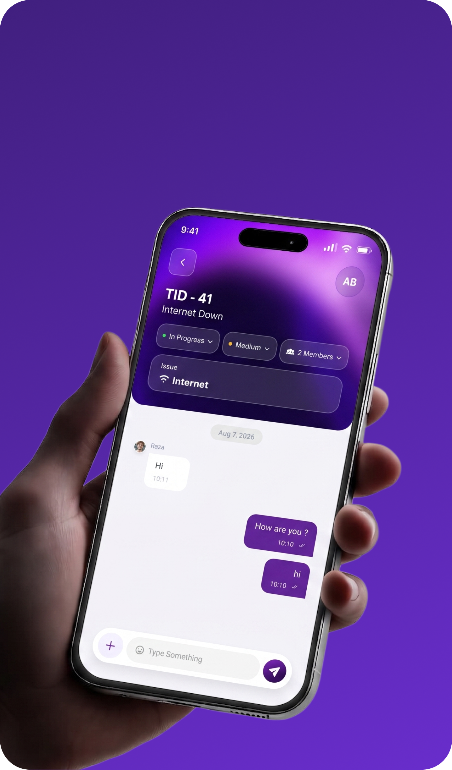 Mobile Chat View